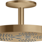 Axor One hodedusj 280 1jet med taktilkobling børstet bronse