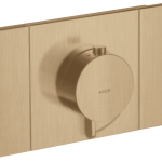 Axor One termostatmodul til innbygging 2 uttak børstet bronse