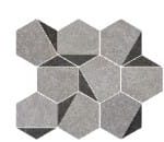 Madison Argent Hexagon Mosaico