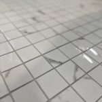 Qua Bianco River Polert Mosaikk 5x5 (30x30)