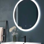 Duplach Rundt Led speil 80