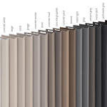 Hjørnelist Firkant Metal Dark 10mm 270cm