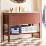 Vedum Anno servant med 1 skuff og hylle, steintopp og porselensvask