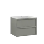 Studio servantskap i fargen Forest  80 cm med Solid Surface vask