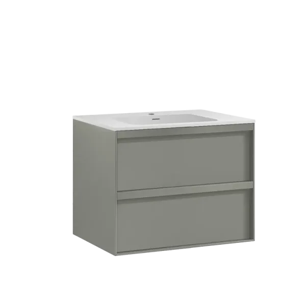 Studio servantskap i fargen Forest  80 cm med Solid Surface vask