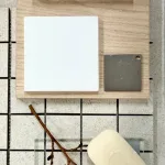 Venezia Greige mosaikk 5X5 (30x30cm brett)