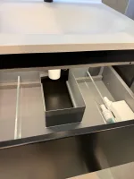 Flow 1200 sortmalt med høyrestilt vask og 2 skuffer - Bilde 2